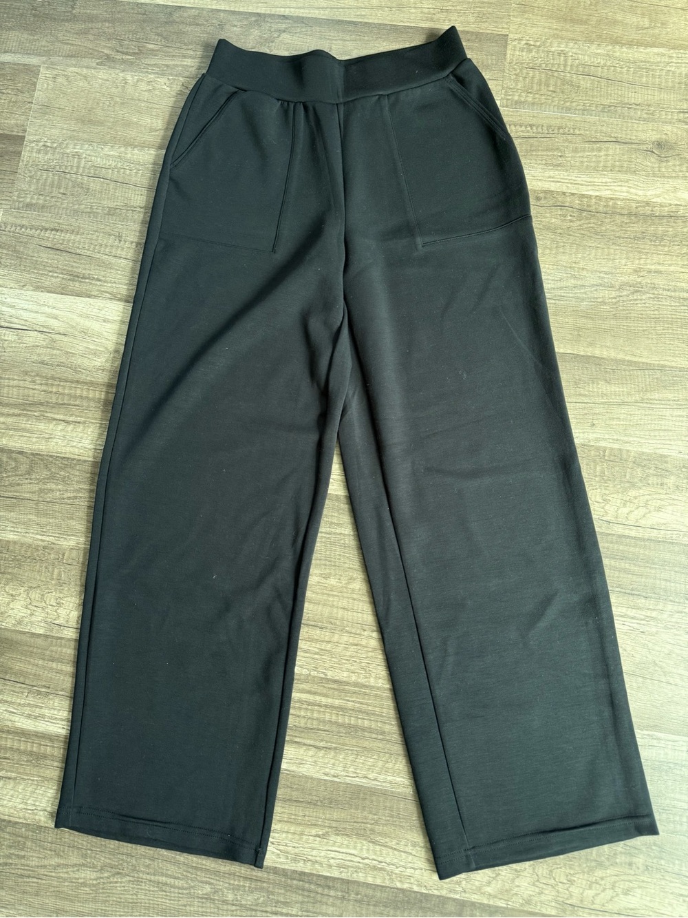 Jones New York Collection Black Wide Leg Pull-On Pants XS